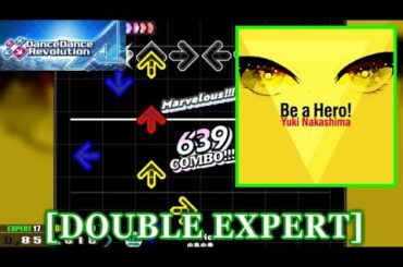 【DDR A】 Be a Hero! / 中島由貴 [DOUBLE EXPERT] 譜面確認+Clap