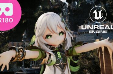 [MMD][VR180]  : Genshin Impact: Nahida / 纳西妲 / ナヒーダ | おまえも♡/ Omaemo 4K 60FPS
