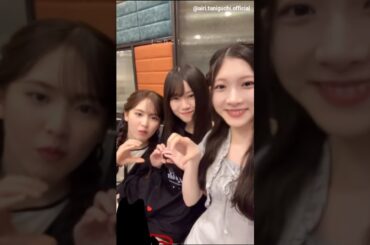 谷口愛季 四人でミーグリお礼の動画♪遠藤理子 山下瞳月 中嶋優月 Instagram 櫻坂46