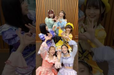 DIALOGUE＋の💛#稗田寧々 さん 💜#村上まなつ さんと #ビバアイドル コラボ🎀✨８１プロデュース所属の仲間🤝🌟#ダイアローグ #i_ris #アイドル #TIF2025