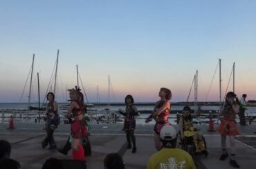 ＠２０２５年７月２５日@仮面女子@爆音☆ウェーイ＠熱海であそぼ！花火であそぼ！第２部@熱海海上花火大会2005夏@熱海親水公園イベント広場@18:40