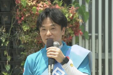 日本保守党・新人の森健太郎氏（47）が最初の演説で訴えたこと　2025参議院選挙　福岡選挙区