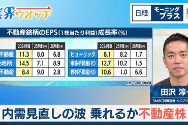 内需見直しの波　乗れるか不動産株【日経モープラFT】