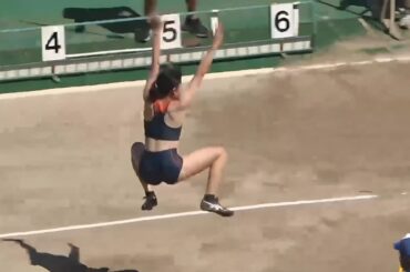 走り幅跳び 女子七種混合 1/2【インターハイ2025】#陸上女子