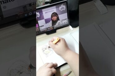 #sketching some #YoumiyaHina #羊宮妃那 in succession. Mostly #MyGo. #声優 #sketch #drawing #ytshorts