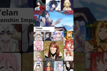 Yelan, Aglaea, Astra Yao & More! | The Voice of Endou Aya #genshinimpact #honkaistarrail #zzz