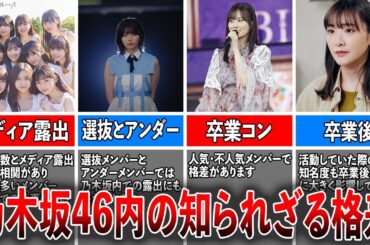 【アイドルの現実】乃木坂46内の知られざる格差4選