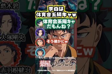 【薬屋】李白はアドリブも結構多い！　#悠木碧 #大塚剛央 #赤羽根健治 #橘龍丸