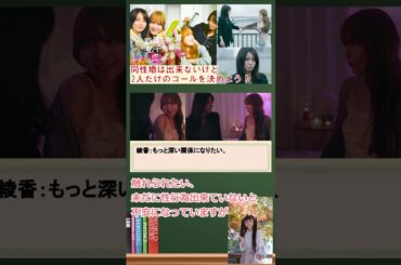 「文香ちゃんは弘子先輩に恋してる」２nd Stage（加藤志保　森カンナ）最終回（１～６話）を解説しました。　今の日本では同性婚出来ない、だからこそ、２人だけのゴールを決めました。