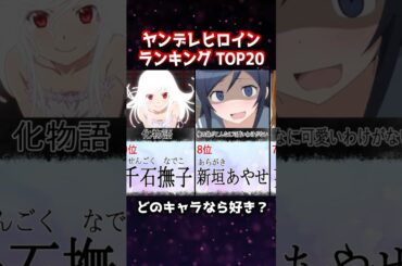ヤンデレヒロインランキング TOP20 #shorts #アニメ #マンガ