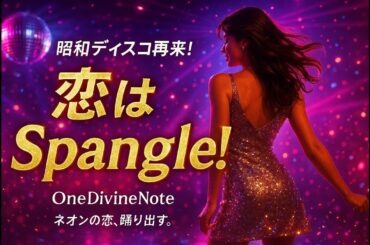 【昭和ディスコ再来】恋はSpangle!｜踊らずにいられないネオンの恋【昭和レトロ × City Pop × Dance】#suno #aimusic #disco #昭和リバイバル