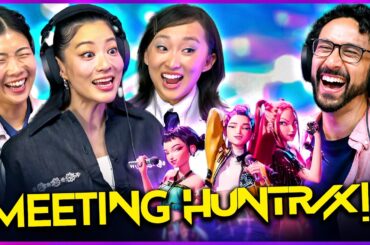 KPOP DEMON HUNTERS | Meeting the Huntrix Cast!! (They Got Real)