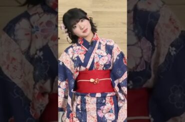 進藤あまねさんの浴衣姿