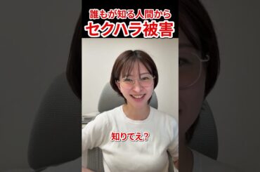 セクハラについて　#さとうさおり #減税党 #セクハラ