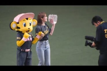 NMB48 小嶋花梨さん 始球式 2025.8.10