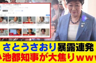 【衝撃】さとうさおりが小池都百合子の闇を暴露しまくった結果ｗｗｗ