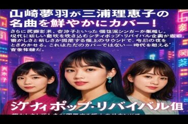 山崎夢羽が三浦理恵子をカバー、武藤彩未と杏沙子も参加のシティポップリバイバル企画で