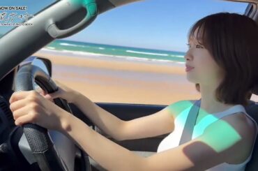 富田鈴花 120プラドでクガリの砂浜をドライブ！1st写真集 鈴花サーキット 発売中！ランドクルーザー