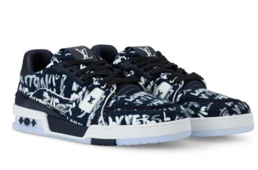 ルイ・ヴィトン×NIGO「LV トレイナー スニーカー」、”手描き風LVロゴ”のデニムアッパーで - ファッションプレス