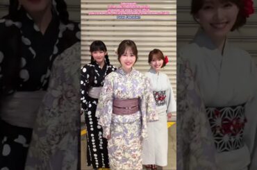 山﨑天 向井純葉 守屋麗奈 浴衣でBa-ra-bam♪Pororo Sakurazaka46 Ten Yamasaki Itoha Mukai Rena Moriya