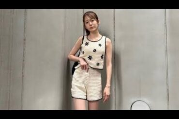 武尊と結婚した“ボンビーガール美女”川口葵、“子ども服”の超ミニ丈コーデ披露「スタイルいい！」の声