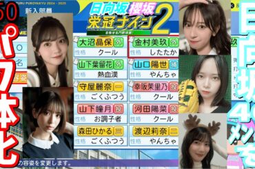 【栄冠ナイン2025】櫻坂46日向坂46甲子園2#50　日向坂46メンバーをパワ体化して紹介する。大阪編突入　7年目