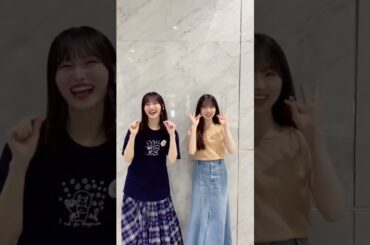AKB48 福岡聖菜 岩立沙穂 踊れるかチャレンジしたよ☺︎ #練習中 #ohmypumpkin #AKB48
