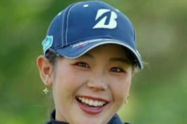 吉田有里、ピンク色で輝く姿で「来週も頑張ります！」と誓う#吉田優利#ゴルフ#女子ゴルファー#ピンクコーデ#スポーツファッション#ゴルフウェア