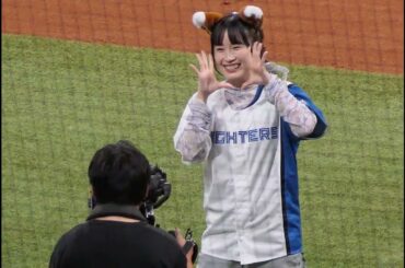 鈴木みのりさん　きつねダンス　北海道日本ハムファイターズ