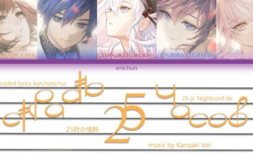 [FULL VER] Страсть 25-ти часов | 25-ji no Jounetsu  25時、ナイトコードで。[Color Coded Lyrics Kan/Rom/Rus]