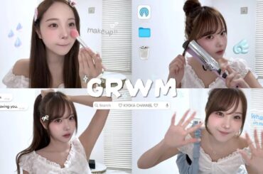 友達とカフェに行く日のgrwm 🚿🛁 What's in my bagも🧸໒꒱