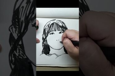 #nofrills #sketch #timelapse of #YoumiyaHina #羊宮妃那. #声優 #drawing #ytshorts #バンドリ #mygo #myaatan