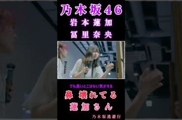 【岩本蓮加💜冨里奈央】『鼻 壊れてる』#岩本蓮加 #冨里奈央 #乃木坂46 #乃木坂逃避行
