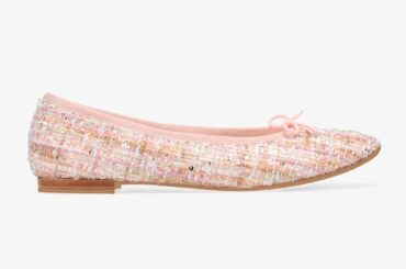 レペット、“ラメ＆スパンコール煌めく”カラフルツイードのバレリーナシューズ - ファッションプレス