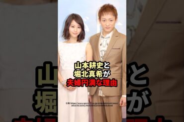 山本耕史と堀北真希が、夫婦円満な理由　#芸能人 #山本耕史　#堀北真希