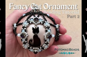 パート2：猫のビーズ飾りカバー | ビーズで作る猫の飾りの作り方
