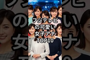 フジテレビの可愛い女子アナTOP10