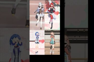 愛♡スクリ～ム！ 踊ってみた にじさんじ まとめ #shorts #vtuber #ソフィアヴァレンタイン #レインパターソン #西園チグサ #五十嵐梨花