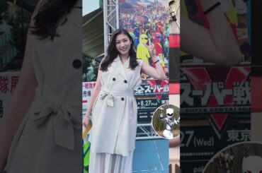 Chào buổi sáng với ảnh chụp tại triễn lãm 50 Super Sentai Tateishi Haruka (Zyuoh Tiger) ✨#スーパー戦隊展