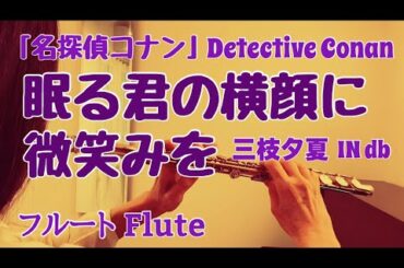 【名探偵コナン】眠る君の横顔に微笑みを/三枝夕夏 IN db【フルートで演奏してみた】Detective Conan 2004年
