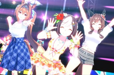 【ウマ娘】 ライブ U.M.A. NEW WORLD!! / スペシャルウィーク水着 [4K/60fps]