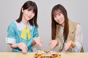 浜辺美波＆福原遥、2人の実体験がアニメ化！？　サプライズバースデーケーキに感激する姿も　JA共済連「たすけあいstory」第1話＆メーキング