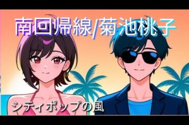 🍑 菊池桃子／南回帰線【うたスキ動画】citypop