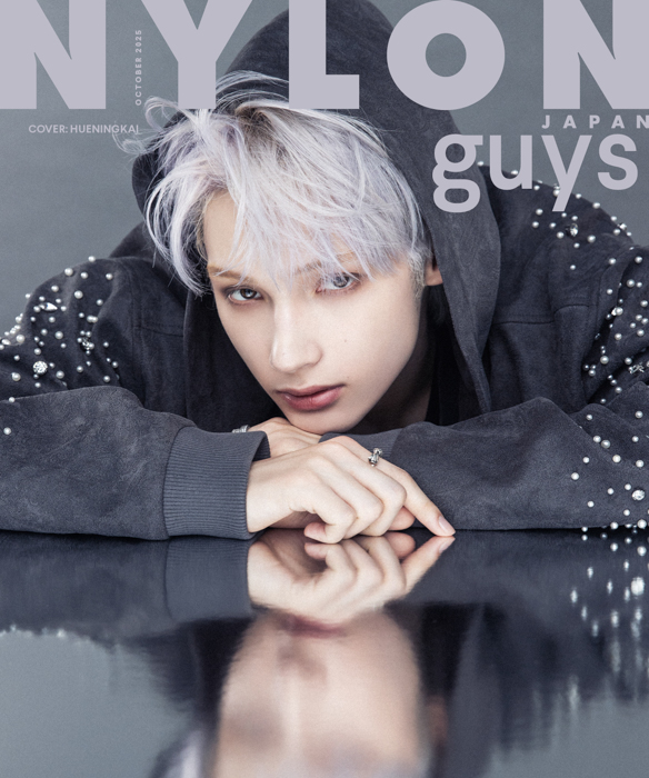 TOMORROW X TOGETHER《HUENINGKAI》がRMKのメイクアップでNYLON JAPAN 10月号guys表紙にソロ降臨！