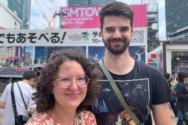 ドイツから来た（左から）レアさんとパスカルさん【写真：Hint-Pot編集部】