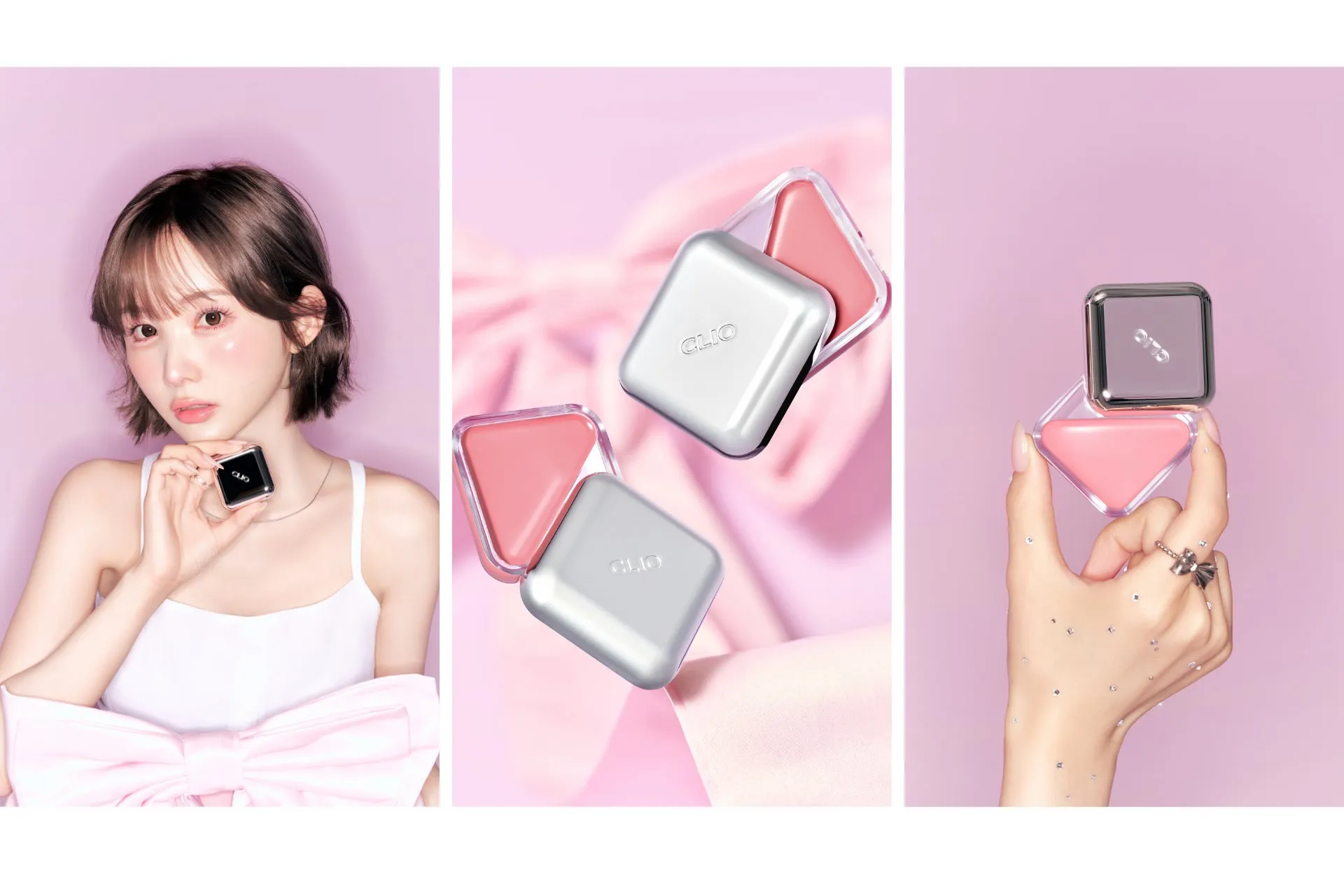 CLIO エッセンシャルリップチークタップ 100 SUGAR RIBBON イメージ