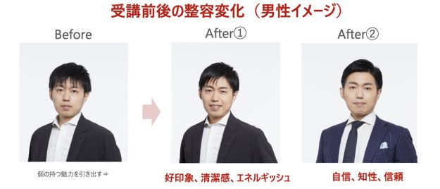 メンズメイク講座の写真