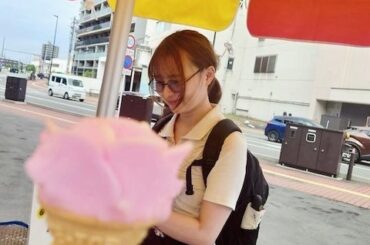 元乃木坂46・鈴木絢音、秋田名物ババヘラアイスを満喫「お腹いっぱいなのに食べてしまった」 | 話題の投稿 | スポーツブル (スポブル)