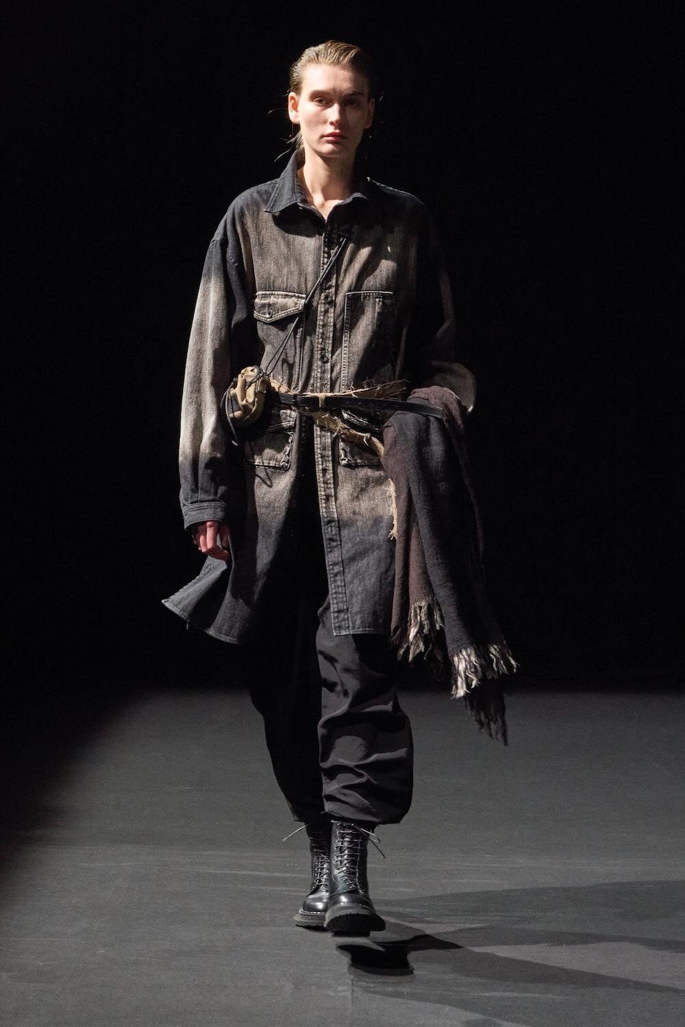 スポテッド デニム ビッグ ゴウン ブラウス 118,800円