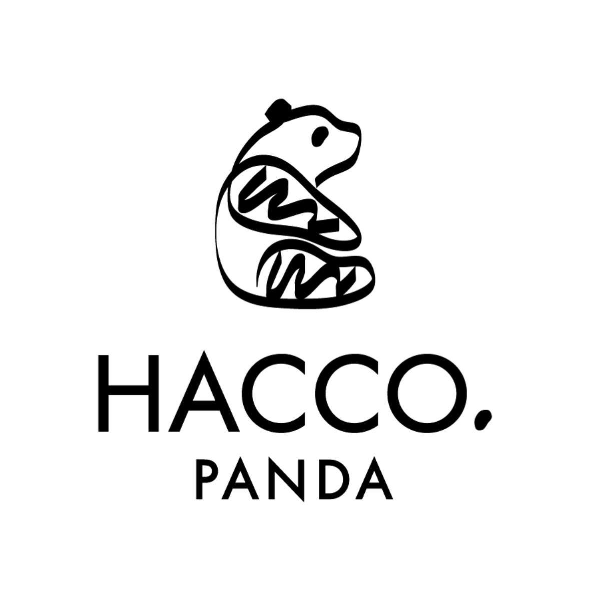 ハッコウパンダのロゴ
